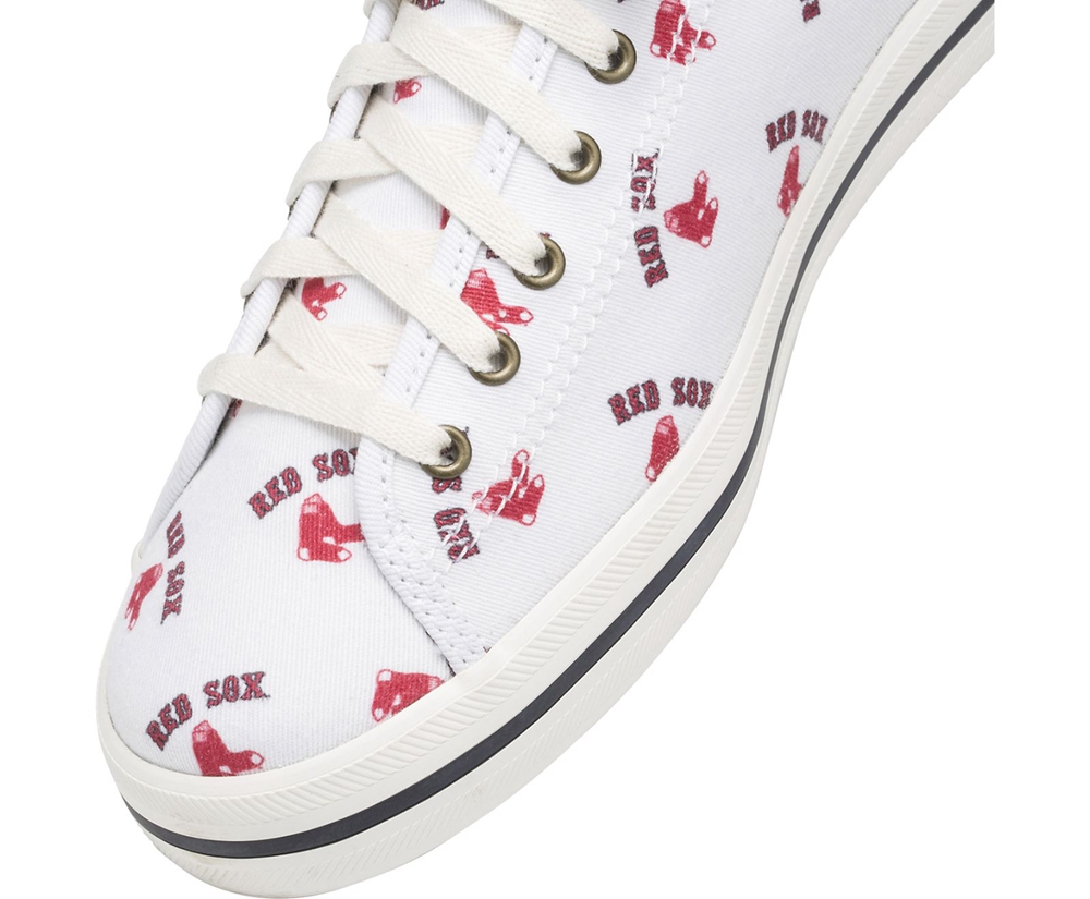 Keds Womens Sneakers White/Red - Kickstart MLB® - 714DEZLBV